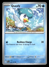 Quaxly 050/193 Sv02: Paldea Evolved Carta Singola Pokémon Regolare TCG