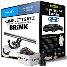 Für HYUNDAI Ioniq Typ AE Anhängerkupplung abnehmbar +eSatz 7pol 16- NEU