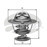 Thermostat KÜHlmittel Gates TH35188G1 FÜR BMW Land Rover Opel