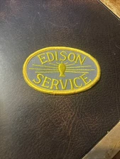 Vintage Patch Edison Service Power And Electric