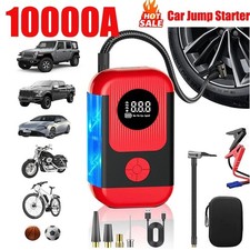  10000A Portable Jump Starter with Air Compre...