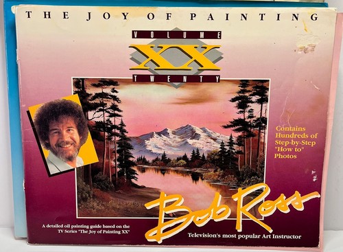 The Best Of The Joy Of Painting With BOB ROSS 1989 Three Books Vintage Official - Picture 5 of 13