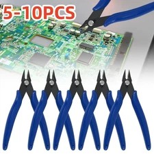 5/10PCS Electrical Flush Wire Cable Cutter Side Cut Pliers Sharp Nipper DIY Tool