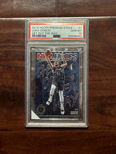 Luka Doncic 2019-20 Hoops Premium Stock Get Out the Way Holo #1 PSA 10