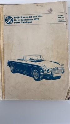 MG MGB V8 Teilekatalog AKM0039 1977 Original Parts Catalogue
