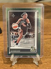2025 Panini Donruss WNBA - A'ja Wilson #82 Green Shimmer Parallel SP