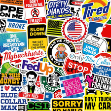 200 Pcs Hard Hat Stickers For Adults No Duplicates Sarcastic Meme Funny St
