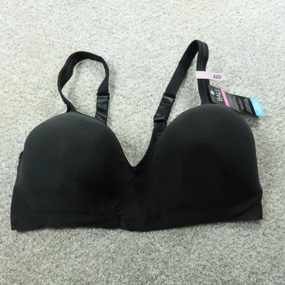 Bali Bra Womens 42D Black Wireless Comfort Revolution DF3463
