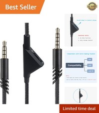 Replacement for Astro A10 A40 Inline Volume Control Cable Cord, Audio Gaming ...