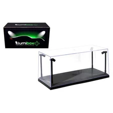 IllumiBox Plus 14-Inch L.E.D. Light Crystal Clear Black Display Showcase 121MJ03