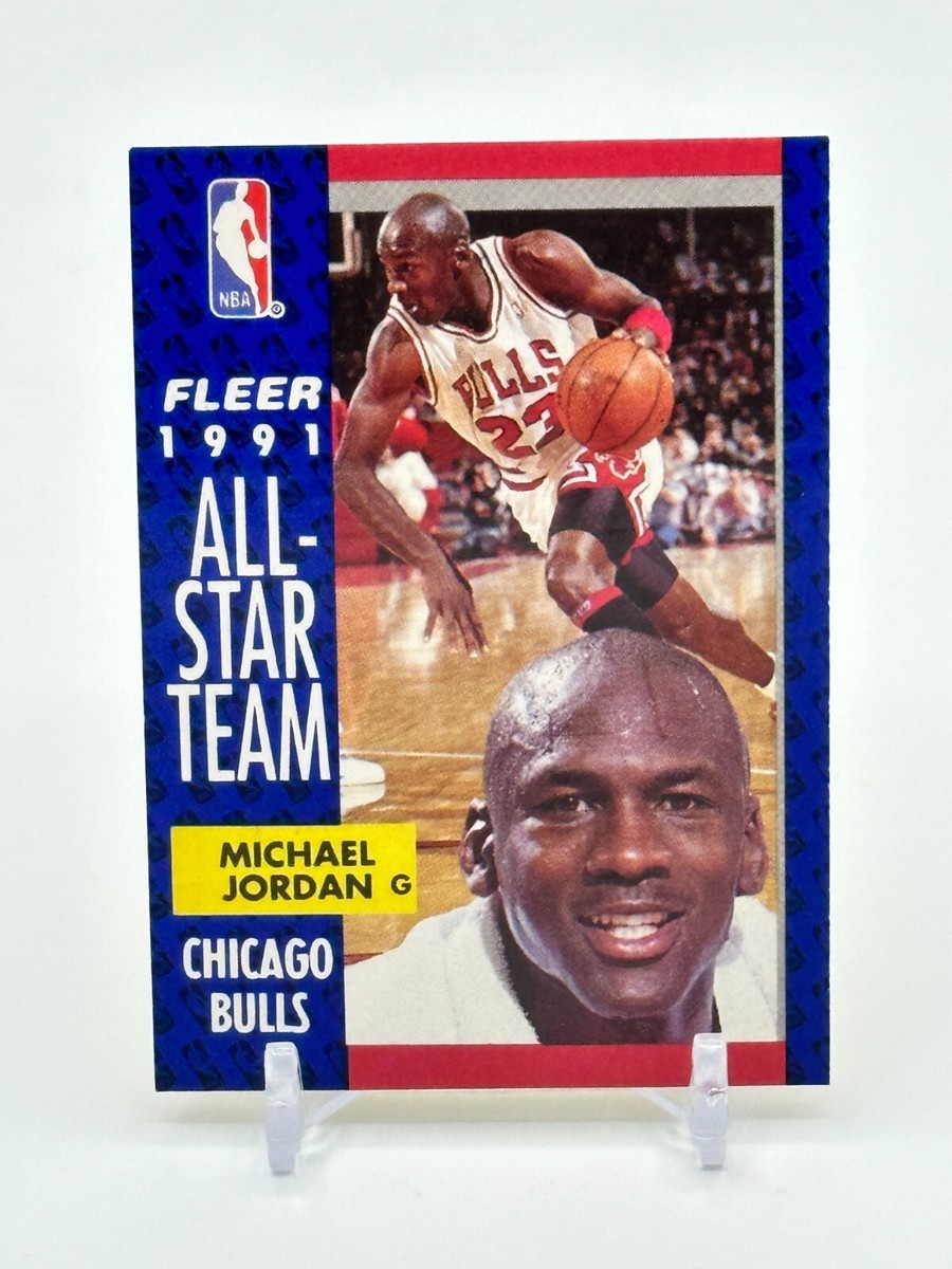 #NBAカード #MichaelJordan #FLEER MICHAEL JORDAN~1988 FLEER ALL-STAR PSA-8 NM-MT 3RD YEAR NBA