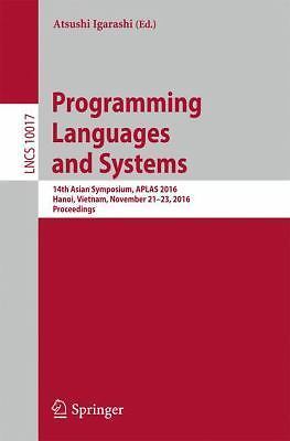 Lecture Notes in Computer Science Ser.: Programming Languages and ...