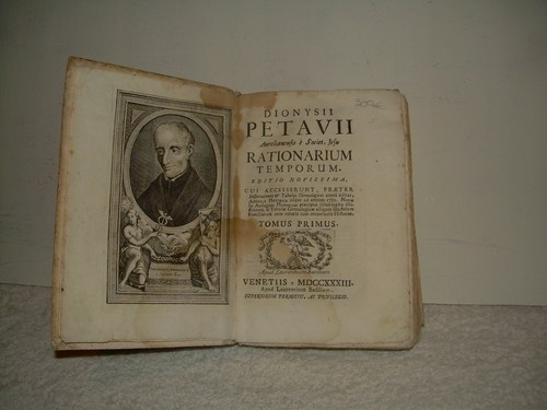 PETAVII - RATIONARIUM TEMPORUM - VENETIIS 1733 - Foto 2 di 2