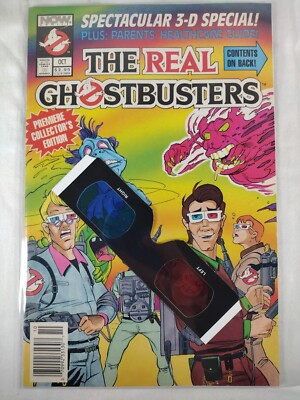 The Real Ghostbusters 3D Spectacular Special Now Comics 1986 with Glasses