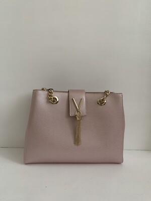 Valentino Divina Shoulder Bag Pink Medium Size UK