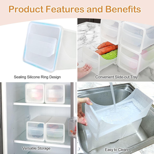 Bread Box with Tray and Airtight Lid, Bread Storage for Homemade Bread, Plastic - Picture 7 of 7