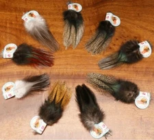 Hareline COQ DE LEON SADDLE FEATHERS Fly Tying Material 12 Feathers Per Pack