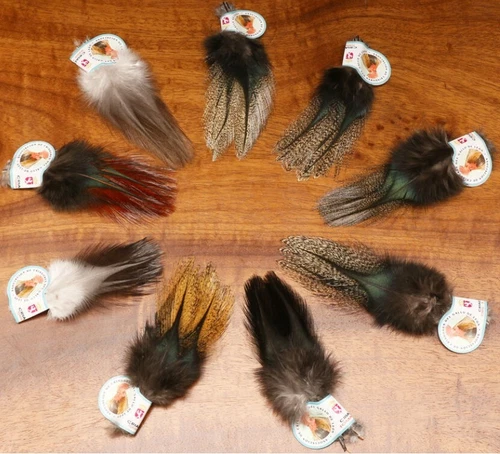 Hareline COQ DE LEON SADDLE FEATHERS Fly Tying Material 12 Feathers Per Pack