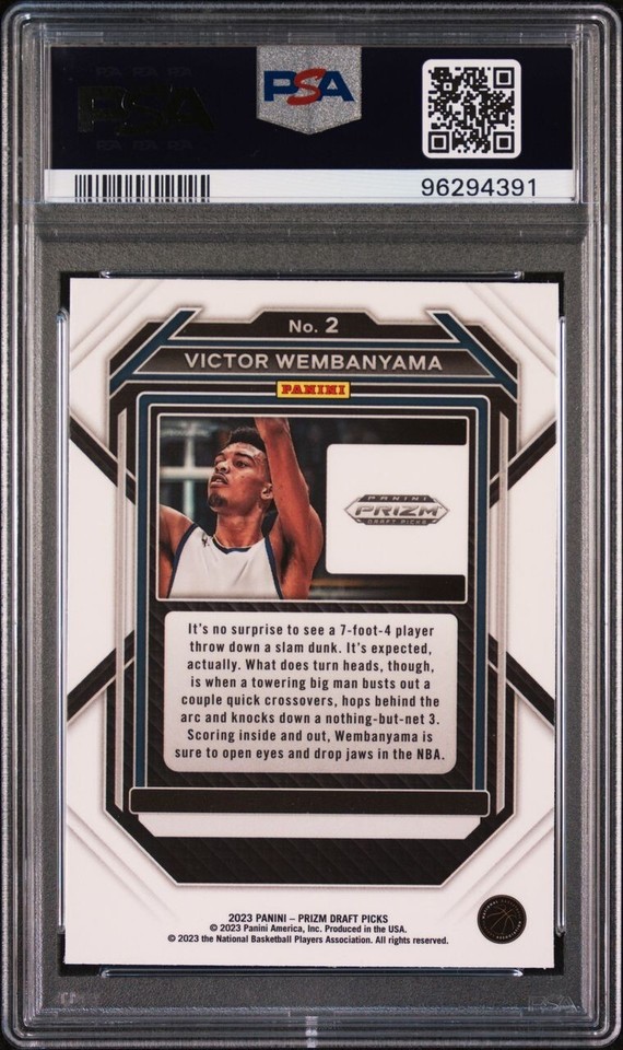 202324 Panini Prizm Draft Picks Basketball Victor Wembanyama Base RC