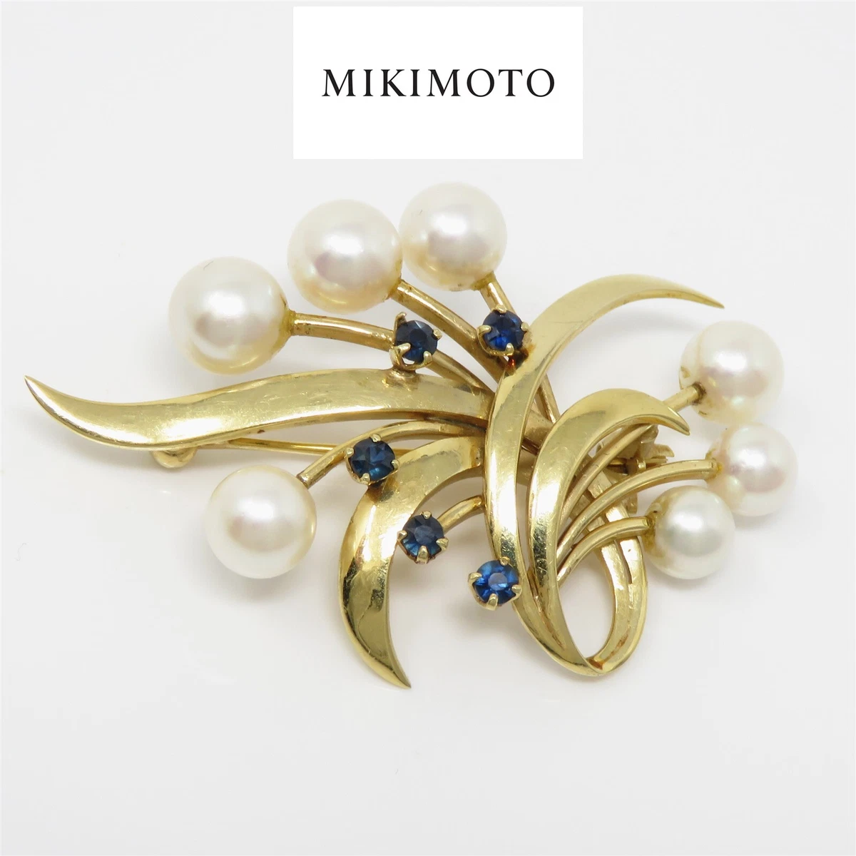 Mikimoto Pearl 14k Yellow Gold Fine Brooches & Pins for sale | eBay