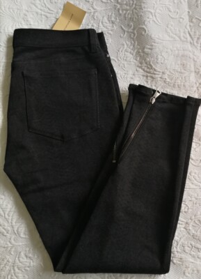 CHRISTOPHER KANE BLACK GREY SNAKESKIN PRINT JEANS TROUSERS PANTS W 28 M UK £380