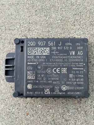 21-22 VW Arteon Atlas Tiguan Front Radar Distance Control Sensor