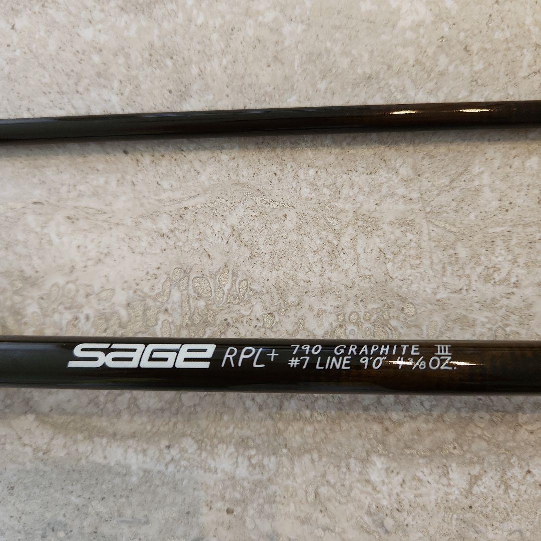 SAGE Fly Rod RPL +790Graphite Ⅲ #7 9ft 2 pieces Fly Fishing