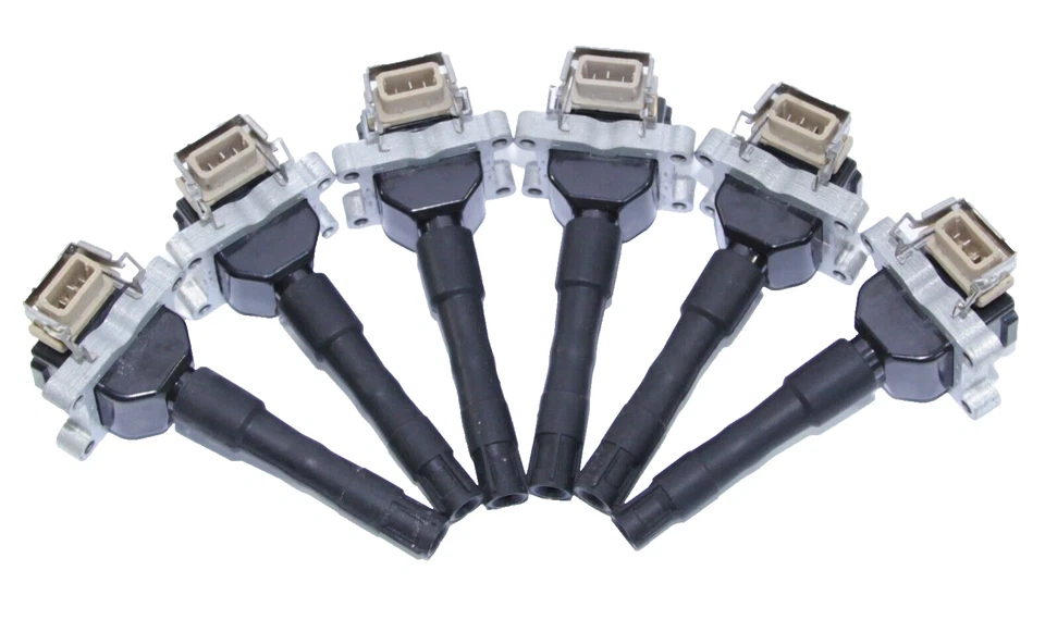 New 6PCS Ignition Coils for 91-95 BMW 525i Base Sedan 4D 2.5L UF226 12131726177 - Image 3 of 4