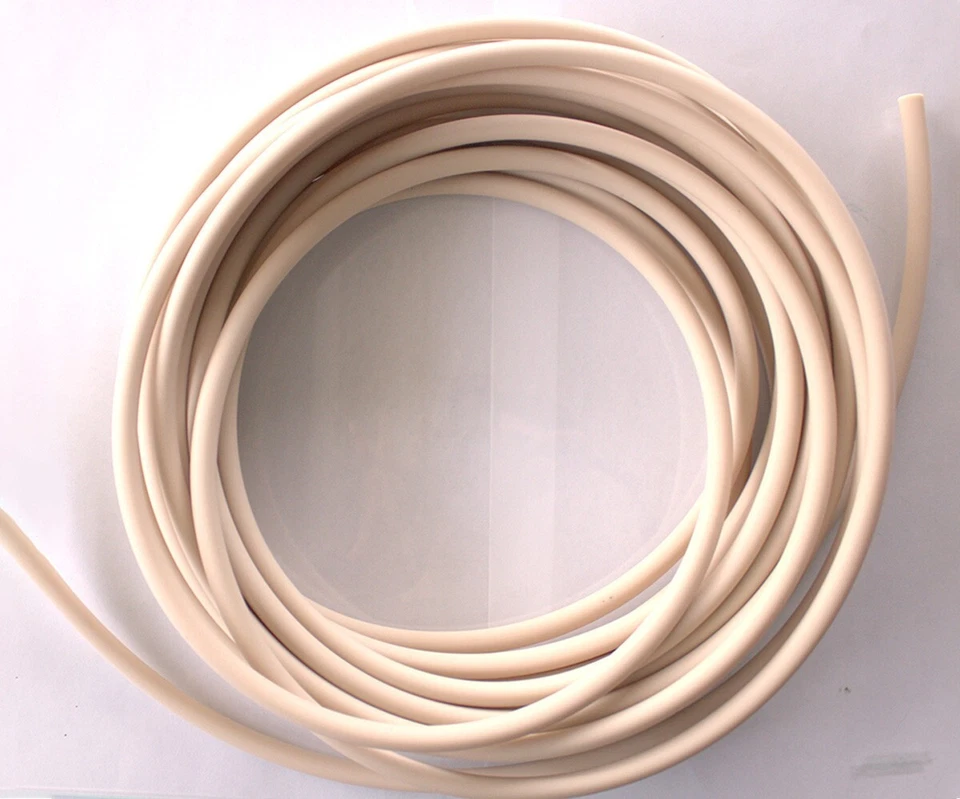 Santoprene 73A Natural Rubber Tubing, 1/4 in ID X 1/2 in OD–50 ft, FDA Tubing - Image 4 of 4