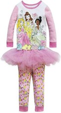 New Disney Store Princess PJ PALS and Tutu Set for Girls 6 7 8 10