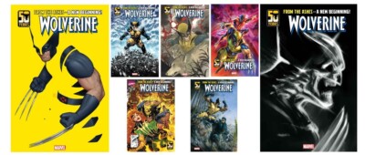 WOLVERINE # 1 - LOT OF 7 - INC. TYLER CHRISOPHER NEG SPACE VAR -  9/11/24 