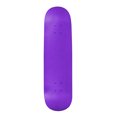 Moose Blank Skateboard Deck Neon Purple 8.25