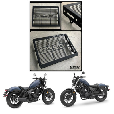 Radiator Guard Diablo Black Line Cover For Honda Rebel 300 500 CMX