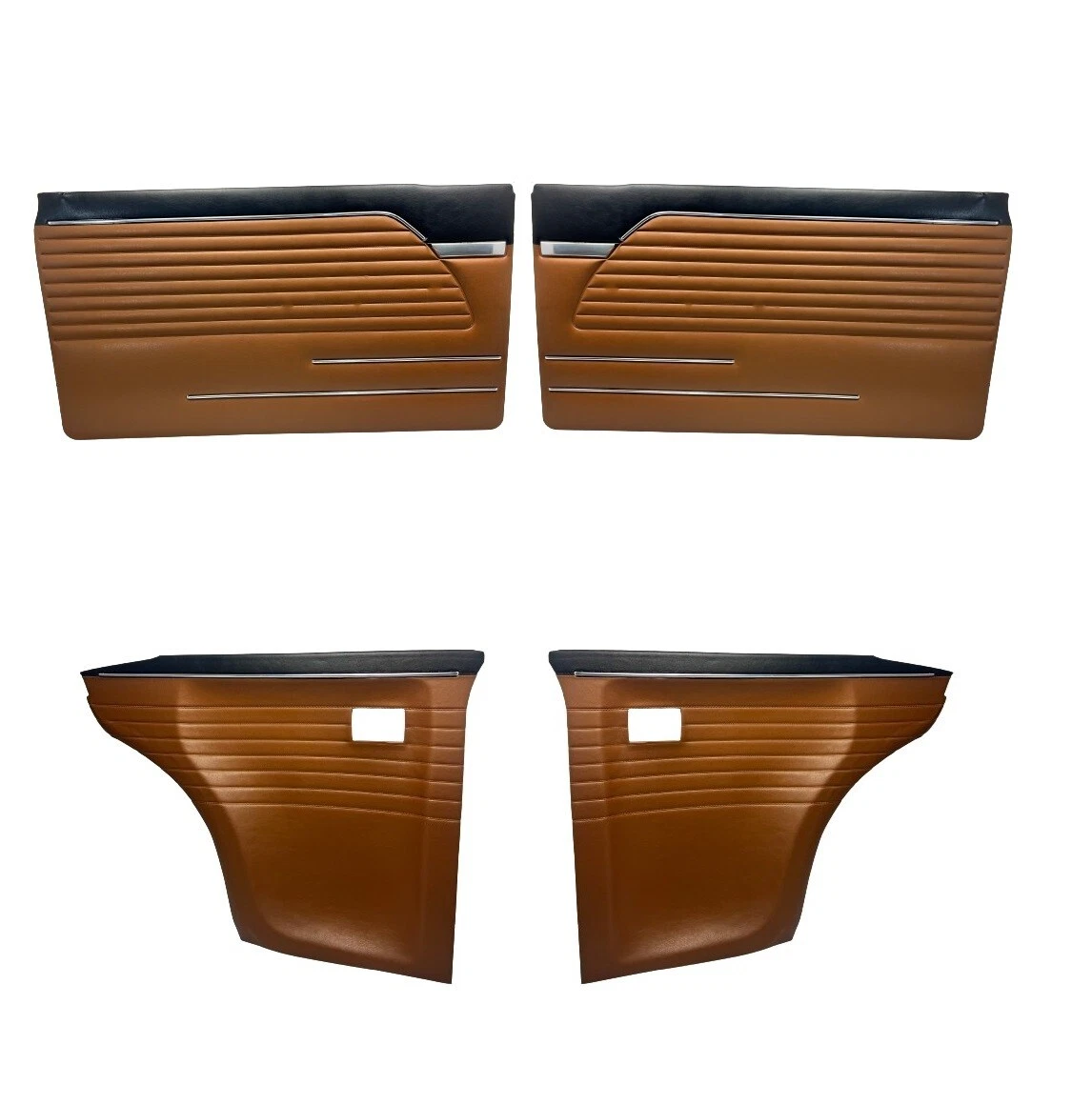 For BMW E10 2002 1966 1977 Interior Door Panels Set Front Rear