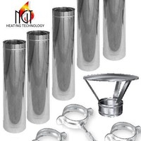 Stainless Steel Flue Kit For Waste Oil Heater Mtm 8-30 Stainless Steel Flue Kit For Waste Oil Heater Mtm 8-30