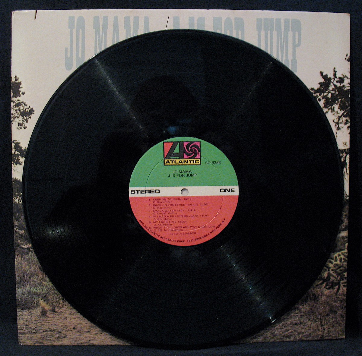 JO MAMA: J IS FOR JUMP-Psych Rock Album-ATLANTIC #SD 8288-Near