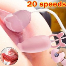 Sucking Vibrator Clit Licking Sucker Dildo Women G-Spot Massager Nipple Sex Toys