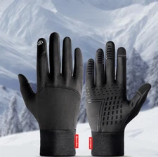 Winter Ski Gloves Touch Screen Finger  Non-Slip Windproof for Cycling Driving