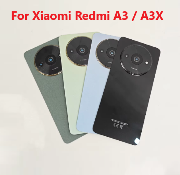 For Xiaomi Redmi A3 A3X Back Battery Cover Panel Housing Case