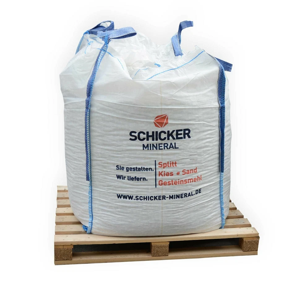 Schicker Mineral Diabas Ziersplitt grau 1000 kg Splitt Zierkies Kies Steine - Bild 2 von 2