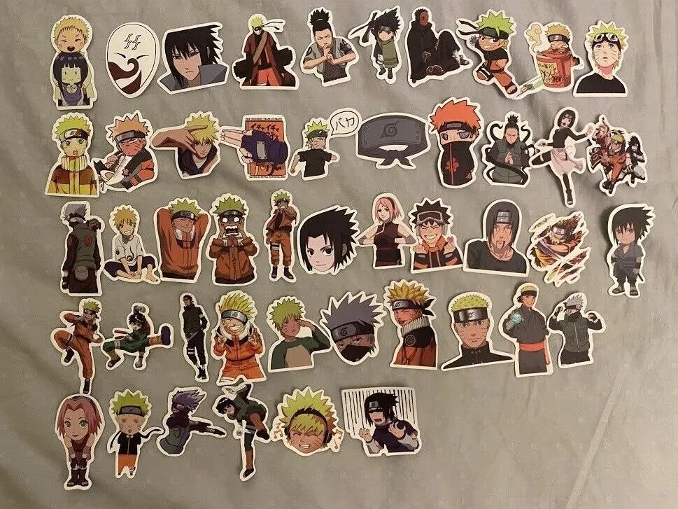 Classic Anime Naruto Suitcase Trolley Suitcase Computer Notebook Doodle  Sticker From Man88, $4.83