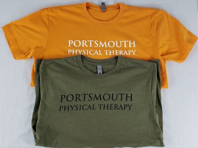 Next Level Apparel T-Shirts Women's (2) T-Shirts Green-M & Orange-L Pre-Owned