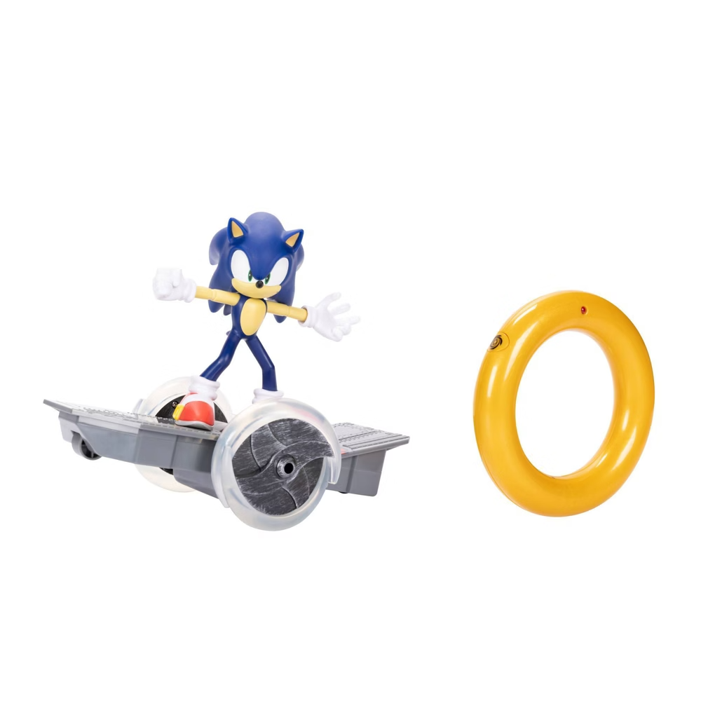 スポーツトイ・アクショントイ FLIPPO/Sonic Control Toy Sonic the Hedgehog Remote Control Skateboard with Detachable