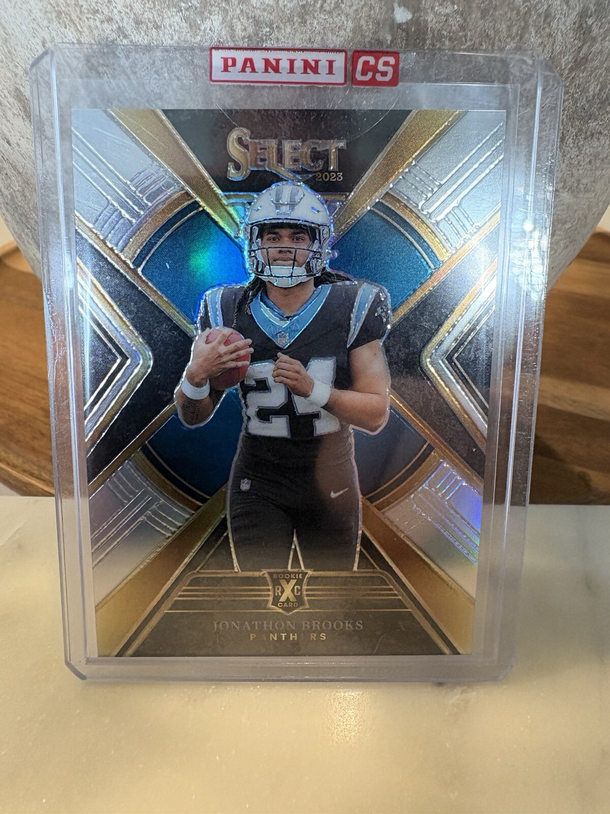 2023 Panini Select - 2024 XRC Prizm #507 Jonathon Brooks (RC)