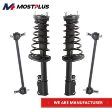 4PCS Rear Shocks Strut w/ Sway Bar Links For 2006-2012 Toyota Avalon Lexus ES350