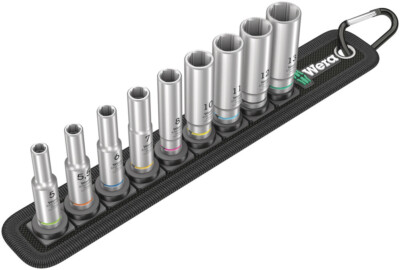 Belt A Deep 1 Steckschlüsseleinsatz-Satz, 1/4''-Antrieb, 9-teilig