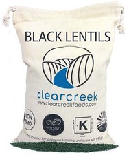 Clear Creek Black Beluga Lentils 4 lbs