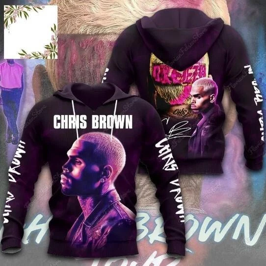 Chris Brown Hoodie  Chris Brown Shirt  11 11 Tour 2024 3D Hoodie