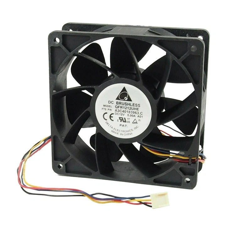 Bitmain Antminer 7500 RPM Fan L3 L3+ L3++ Z15 Z11 Z9 Mini S11 S7 S5 Black USA - Image 2 of 4