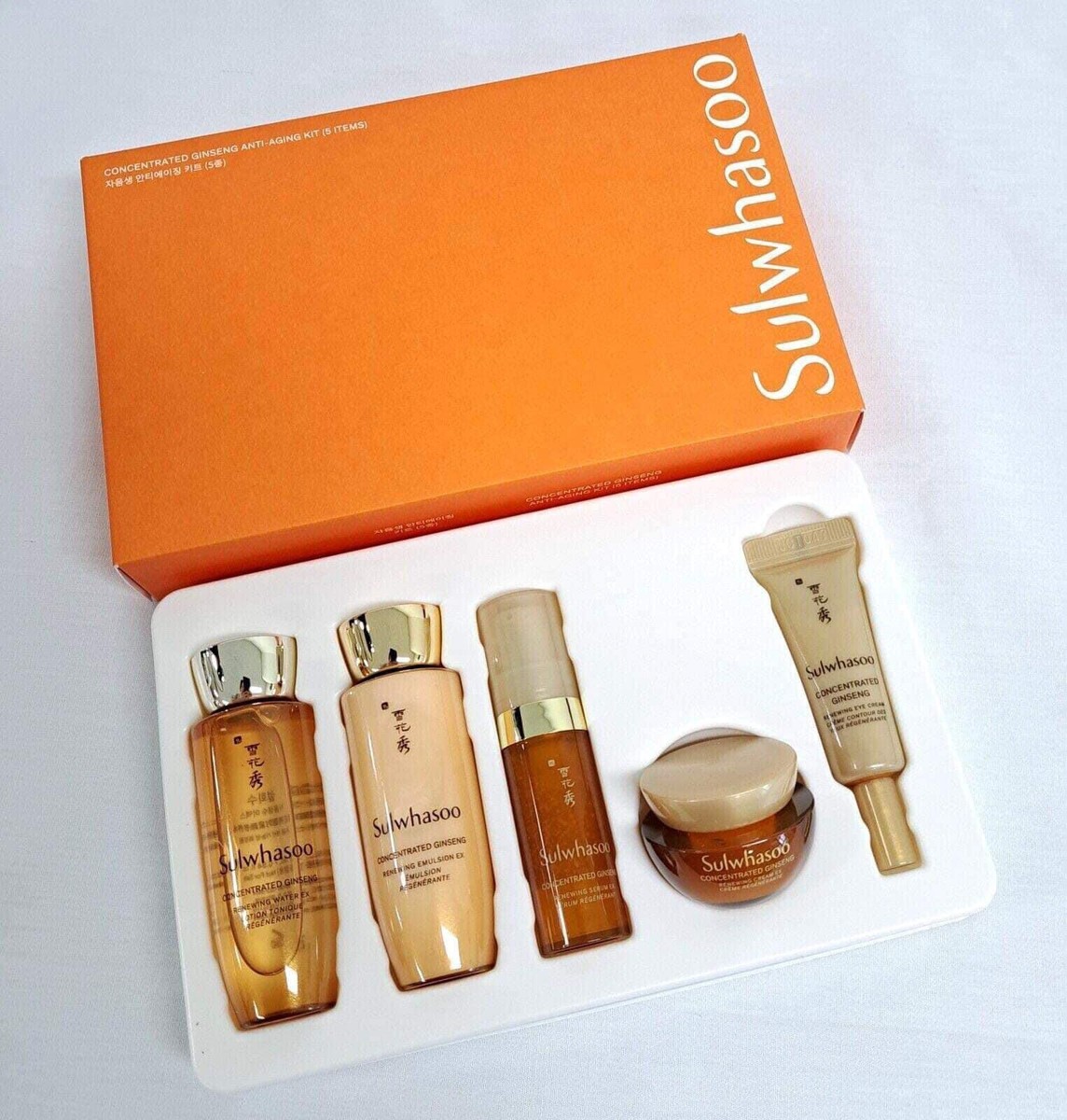 Sulwhasoo Concentrated Ginseng Anti Aging Kit (5 Items) Anti